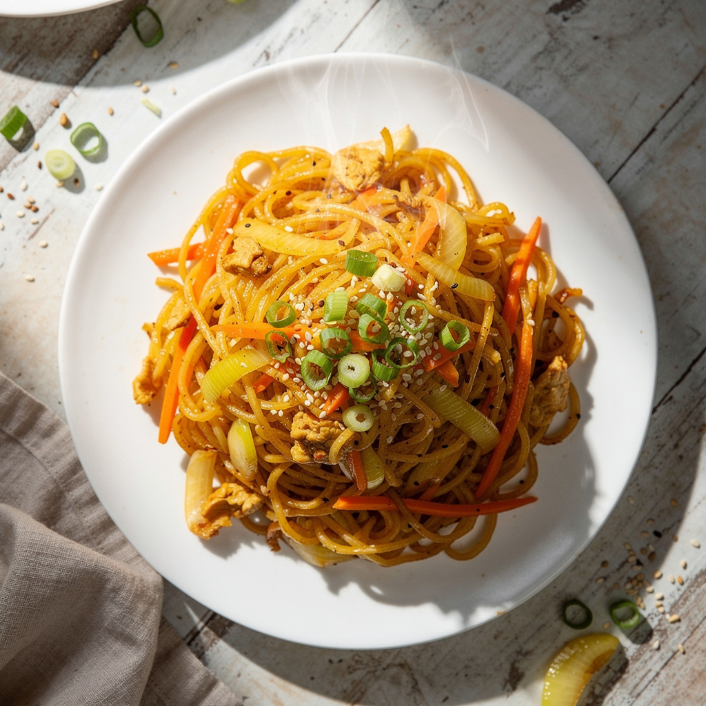 Spaghetti Squash Chow Mein