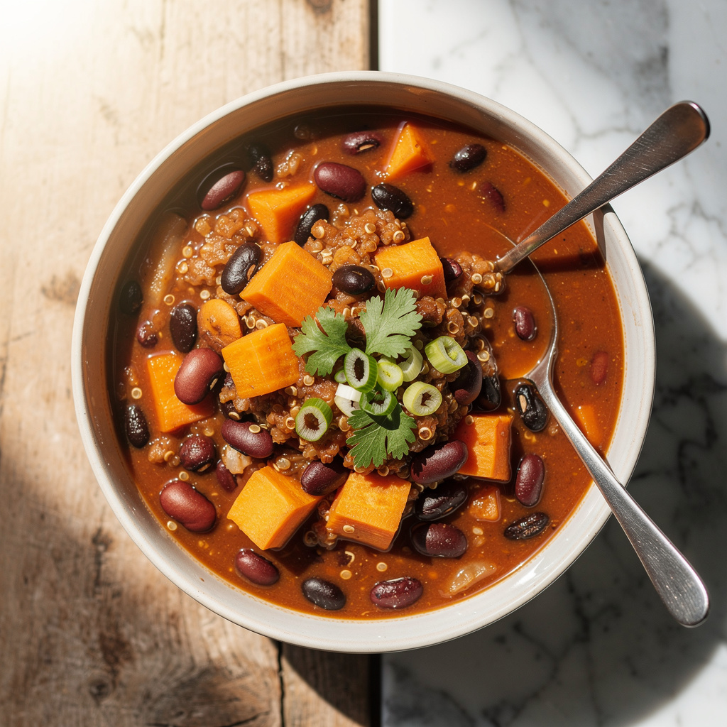 Sweet Potato Quinoa Chili