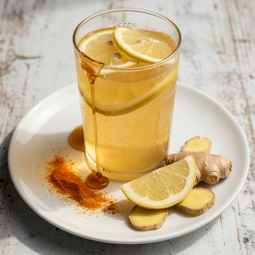 Lemon Honey Ginger Water