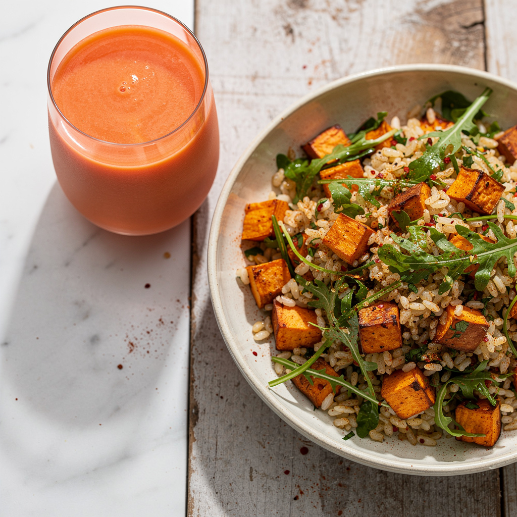 Southwest Sweet Potato Rice Salad