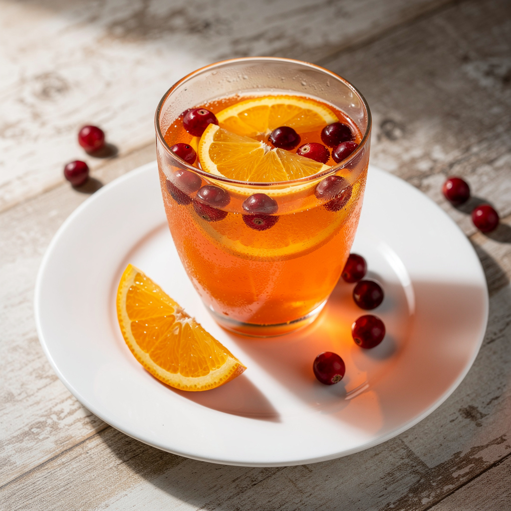 Orange Cranberry Immunity Drink