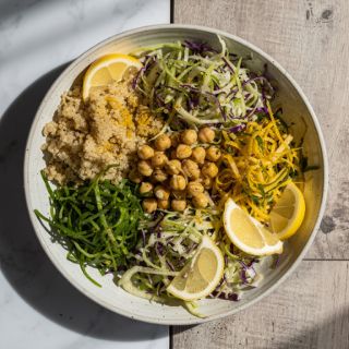 15-Minute Quinoa Slaw Bowl
