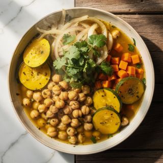 30-Minute Chickpea Pozole