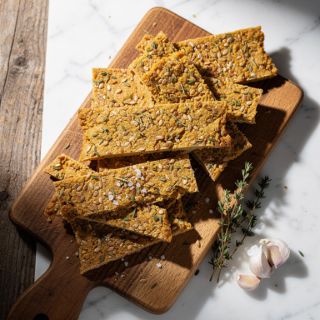 Almond Pulp Crackers
