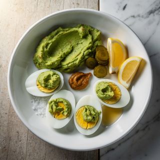 Avocado Deviled Eggs