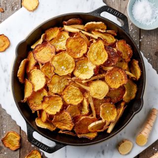 Baked Parsnip Chips
