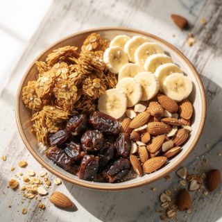 Banana Almond Granola
