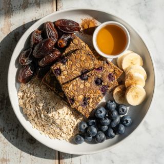 Banana Blueberry Bars