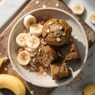 Banana Oatmeal Muffins