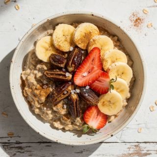 Banana Split Oatmeal Bowls