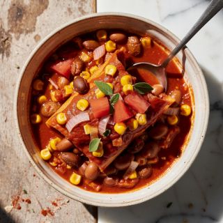 Bean & Corn Enchiladas