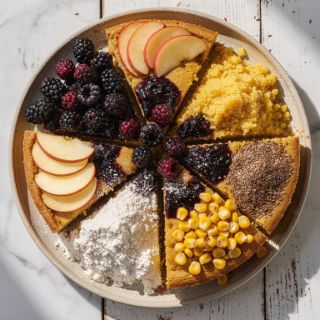 Blackberry Polenta Cake