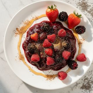 Blackberry, Raspberry, and Strawberry Jam Recipe with Chia Seeds