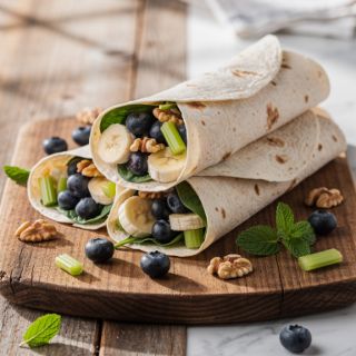 Blueberry-Banana Wraps