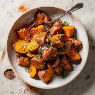 Caribbean Loaded Sweet Potatoes
