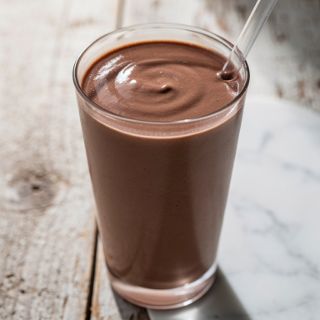 Chocolate Peanut Butter Banana Smoothie