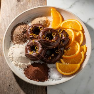 Chocolate-Orange Dessert Donuts