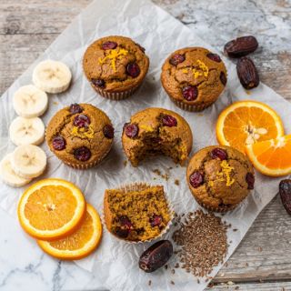 Cranberry Orange Pumpkin Muffins