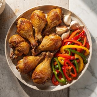 Crispy Oven Baked Chicken Legs
