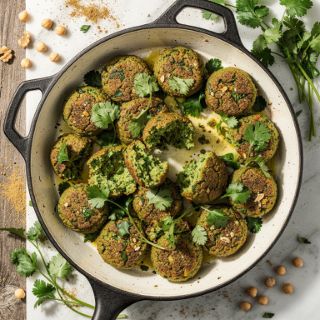 Easiest Baked Falafel