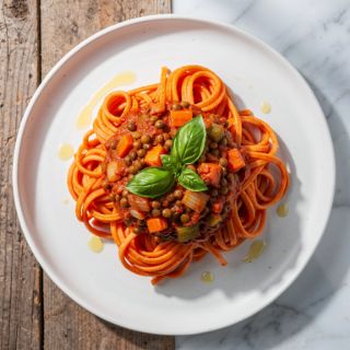 Easy Lentil Bolognese (Vegan!)