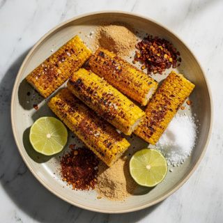 Grilled Corn on the Cob with Chipotle-Lime Rub