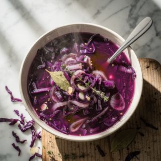 Hearty Purple Cabbage Soup
