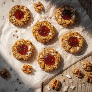 Jam Dot Holiday Cookies