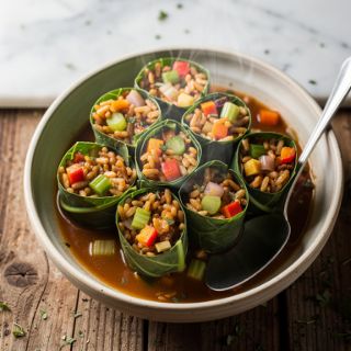 Jambalaya-Style Collard Wraps