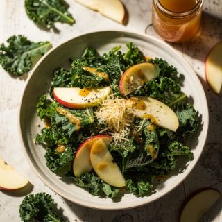 Kale Salad with Apple Cider Dressing