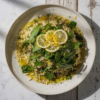 Lemon Orzo Salad