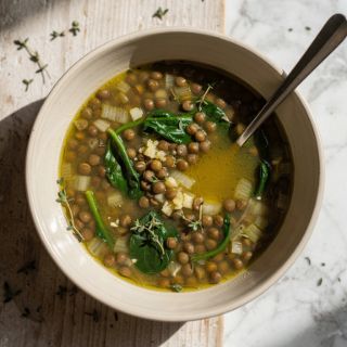 Lentil and Spinach Soup