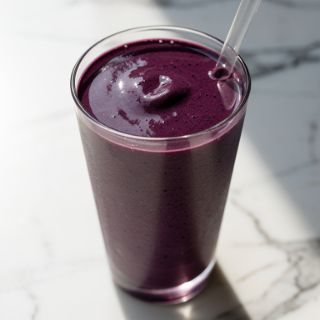 Low Sugar Blueberry Smoothie