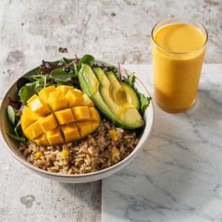 Mango Rice Salad Bowls