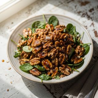 Maple Candied Walnuts