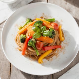 Microwave Pasta Primavera
