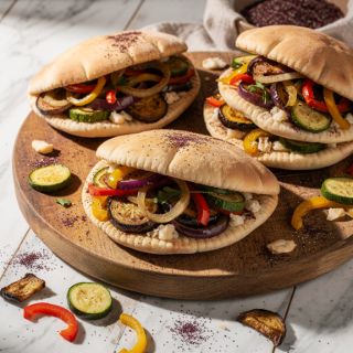 Middle Eastern Pita Pocket Sandwiches