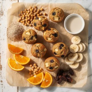 Mini Apple-Raisin Muffins