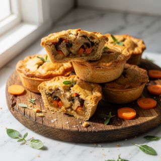 Mini Tuscan Vegan Pot Pies
