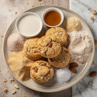 Mom’s Baking Powder Biscuits with Almonds