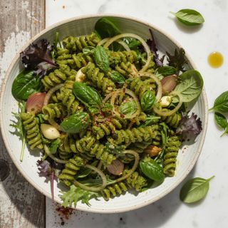 Pesto Pasta Salad (in 30 minutes!)