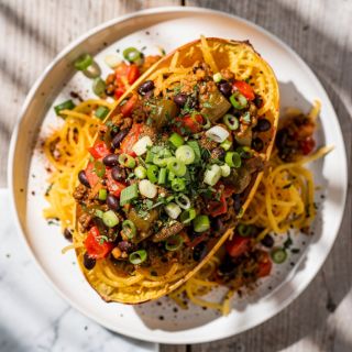 Southwest Stuffed Spaghetti Squash