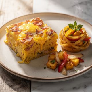 Spaghetti Squash Breakfast Casserole