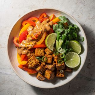 Stir-Fry with Peanut Sauce