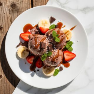 Strawberry-Chocolate Ice Cream