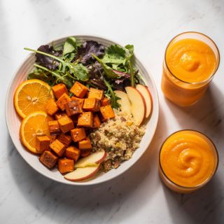 Sweet Potato & Quinoa Mason Jar Salads