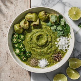 Tomatillo Salsa Verde (only 6 ingredients!)