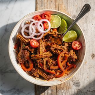 Vegan Barbacoa Fajitas