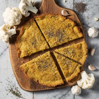 Vegan Cauliflower Pizza Crust