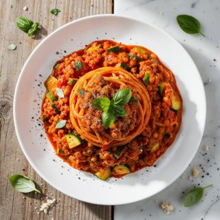 Vegetarian Bolognese (Quick & Easy!)
